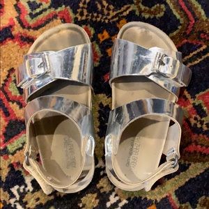 Zara metallic sandals